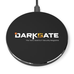 Darkgate Logo Wireless Charger | Tech Magazine Branded Qi Pad